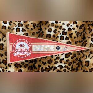 San Francisco 49ers football pendant Dec 23 2013